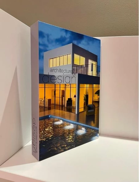 Crearthome Renkli 6'lı Dekoratif Kitap Kutusu 30x20x4 cm - 7