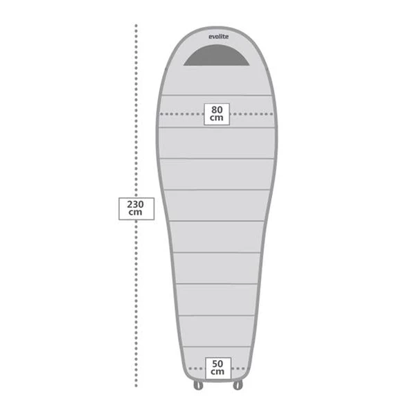Evolite Alfa Pro Uyku Tulumu Kırmızı XY-154-K - 5