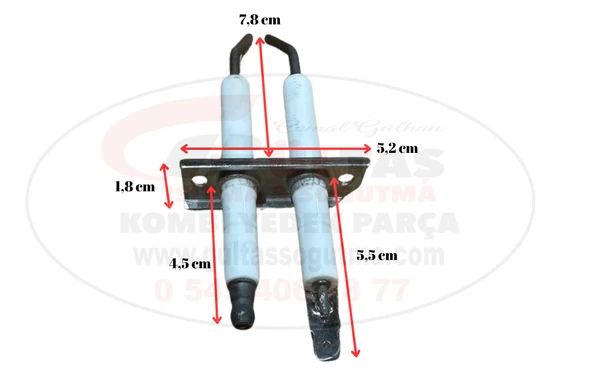 WARMHAUS ORJİNAL KAZAN ATEŞLEME ELEKTRODU - Resim 2