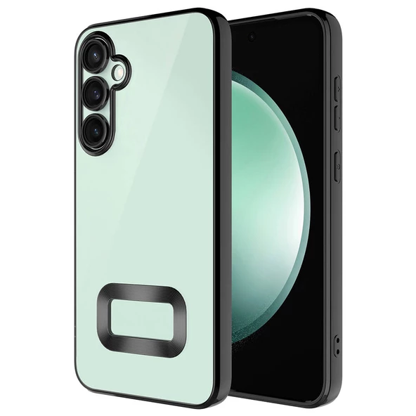 Samsung Galaxy S24 Plus Kılıf Kamera Korumalı Logo Gösteren Omega Kapak - Resim 9