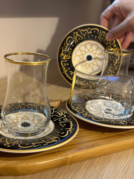 Den Tasarım Hediyelik 6 kişilik çay bardağı takımı