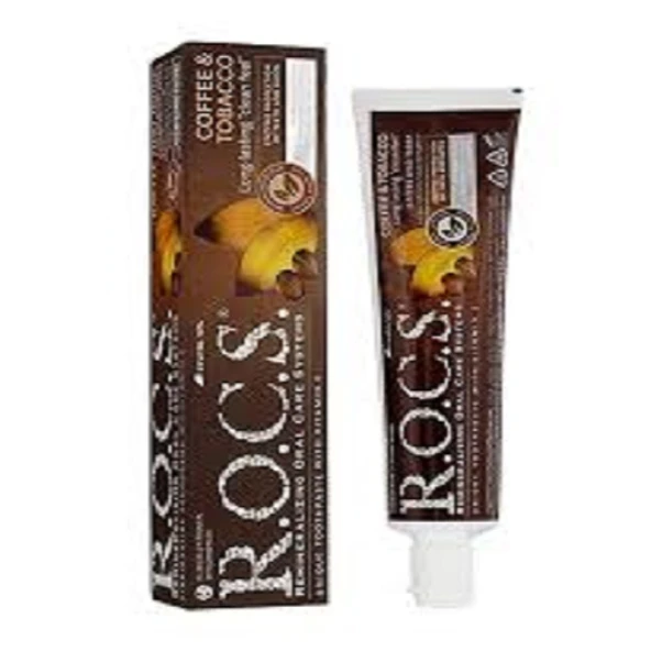 Rocs Coffee & Tobacco Diş Macunu 74 gr ürün görseli