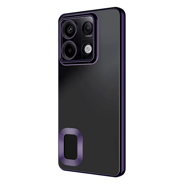 Xiaomi Redmi Note 13 4G Kılıf Kamera Korumalı Logo Gösteren Omega Kapak - Resim 6