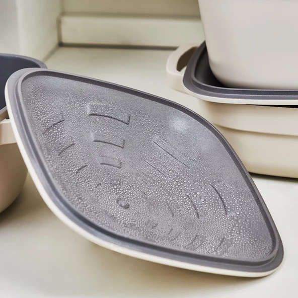 Emsan White Stone 7 Parça Tencere Seti - Resim 4