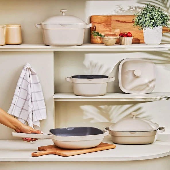 Emsan White Stone 7 Parça Tencere Seti - Resim 3