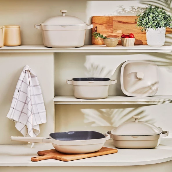 Emsan White Stone 7 Parça Tencere Seti - Resim 2