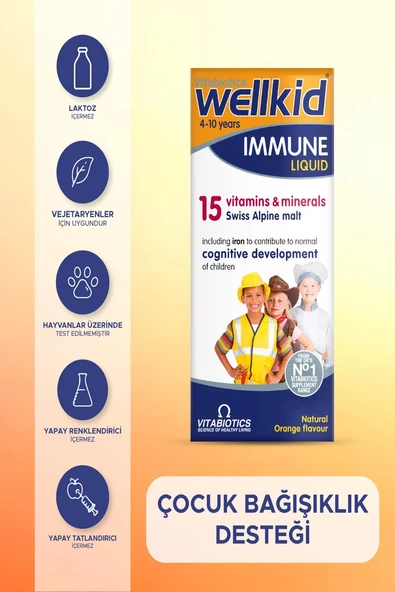 Wellkid Immune Liquid 150 ml