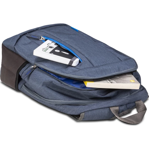 Classone BP-S363 15,6 inç Notebook Sırt Çantası-Mavi - 4