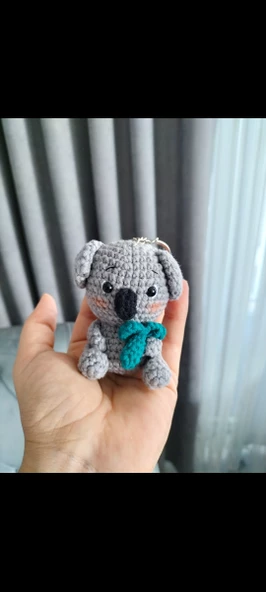 Amigurumi koala anahtarlık aksesuar hediyelik Dukakidstoys