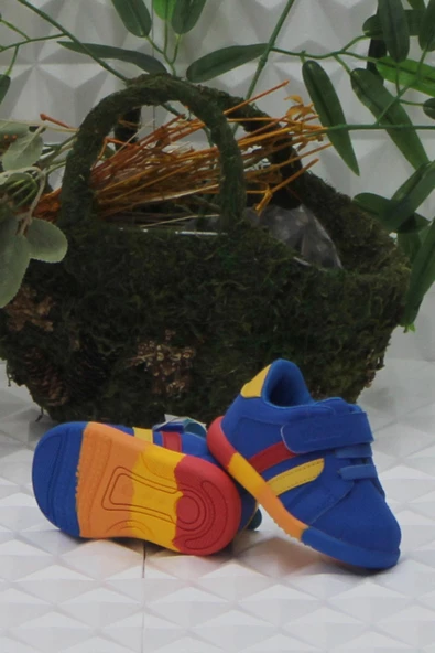 Vicco 950.E24K.453 Saks Mavi Heika İlk Adım Erkek Çocuk Ayakkabı - Resim 3