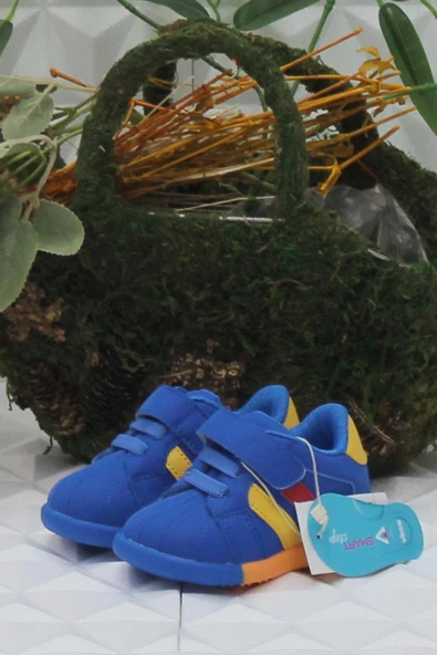 Vicco 950.E24K.453 Saks Mavi Heika İlk Adım Erkek Çocuk Ayakkabı - Resim 2