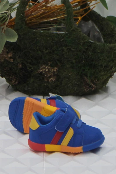 Vicco 950.E24K.453 Saks Mavi Heika İlk Adım Erkek Çocuk Ayakkabı - Resim 4