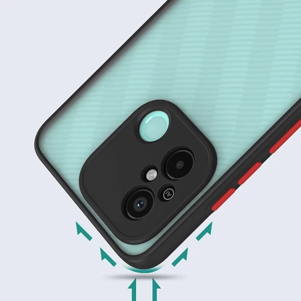 Xiaomi Redmi 12C Kılıf Redclick Hux Kapak - Resim 2