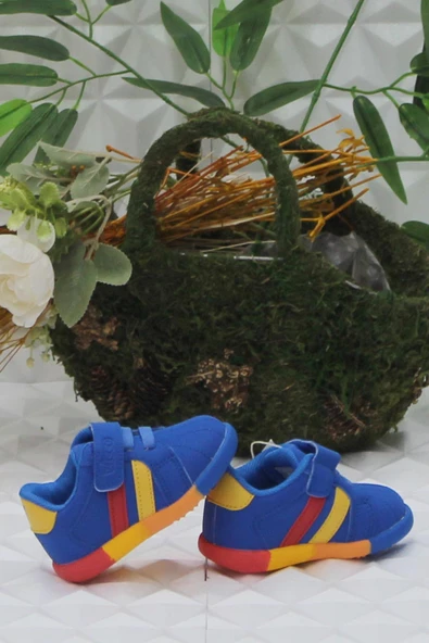 Vicco 950.E24K.453 Saks Mavi Heika İlk Adım Erkek Çocuk Ayakkabı - Resim 5