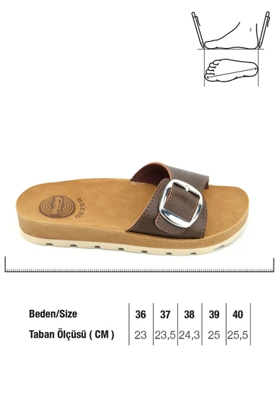 Gezer 14634 Rahat Massage Taban Günlük Kadın Terlik - Resim 5