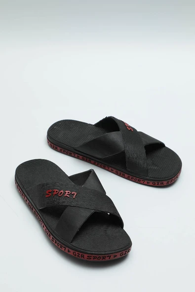 Gezer 13090 Erkek Kaydırmaz Deniz Plaj Havuz Banyo Günlük Terlik - Resim 5