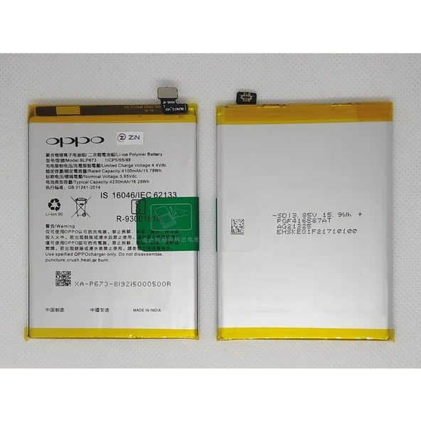 Oppo A15 Batarya Pil Blp817 Tamir Seti