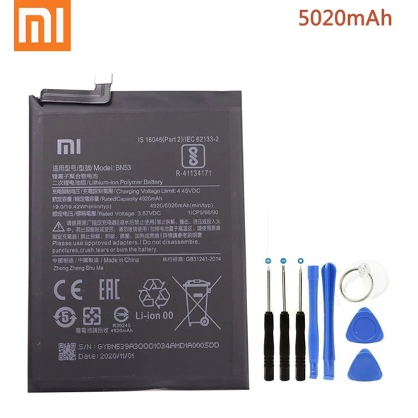 Xiaomi Redmi Note 10 Pro Batarya Pil ve Tamir Seti Bn53