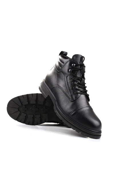 Voyager 6442 Termo Kaymaz Taban Hakiki Deri Erkek Bot - Resim 5