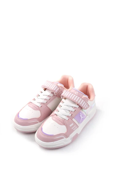 Cool King Cırtlı Kız Çocuk Anatomik Rahat Taban Spor Ayakkabı - Resim 2