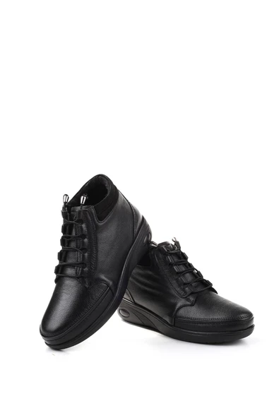 Castle Black 42647 Kadın Termo Taban Hakiki Deri Anne Bot - Resim 3