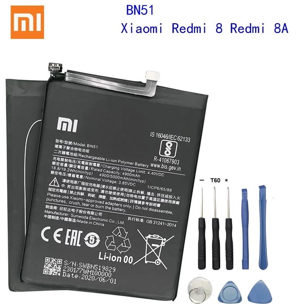 Xiaomi Redmi 8 - Redmi 8A Bn51 Batarya Pil + Tamir Seti - 1