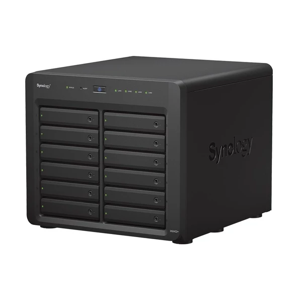 SYNOLOGY DS2422-4G PLUS RYZEN V1500B-4GB RAM-12-diskli Nas Sunucu (Disksiz) - Resim 2