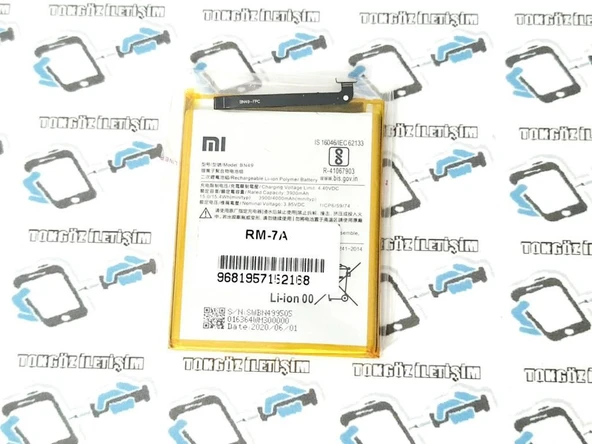 Xiaomi Redmi 7A Bn49 Batarya Pil