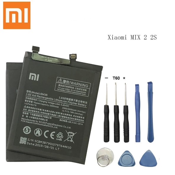 Xiaomi Mi Mix 2 - 2S Bm3B Batarya Pil + Tamir Seti - 2