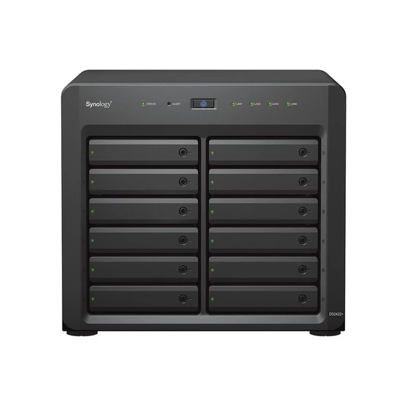 SYNOLOGY DS2422 PLUS RYZEN V1500B-4GB RAM-12-diskli NAS SUNUCU (disksiz)
