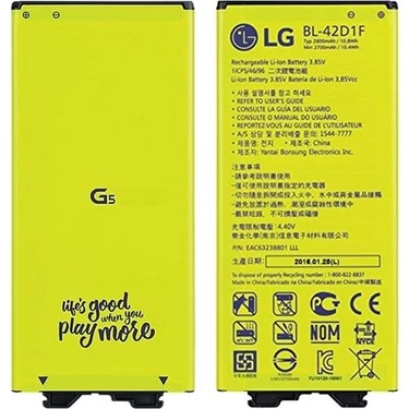 Lg G5 Batarya Pil Bl-42D1F