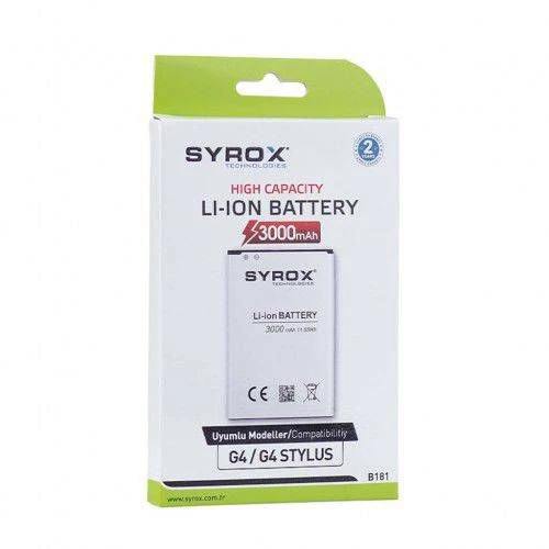 Syrox Lg G4 / G4 Stylus / Bl-51Yf Batarya