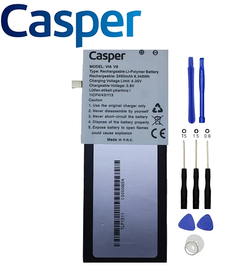 Casper Via V9 Pil Batarya ve Tamir Seti