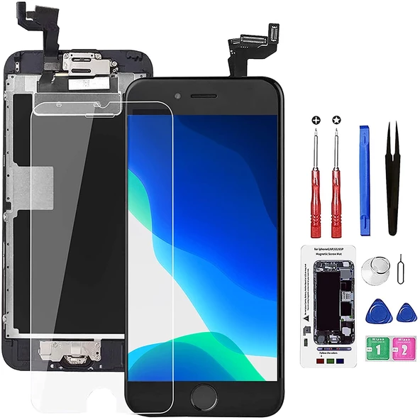 İphone 6S  Ekran LCD Dokunmatik A Kalite Tamir Seti Hediyeli!!