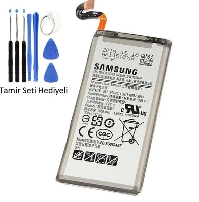 Samsung S8 G950 Batarya Pil + Tamir Seti