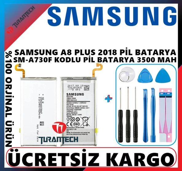 Samsung Galaxy A8 Plus 2018 A730 Batarya Pil Tamir Seti