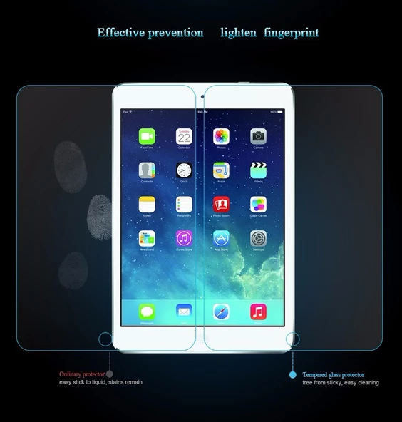Apple İpad Mini 2 A1432 Ekran Koruyucu Tempered Kırılmaz Cam - 3