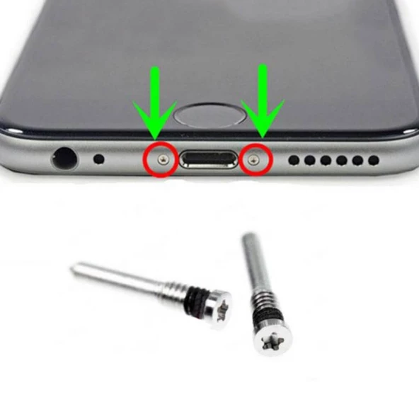 İphone 7 Alt Vida Takımı (2 Adet)