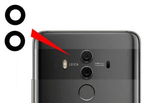 Huawei Mate 10 Pro Arka Kamera Camı Lensi (Çıtasız Cam)