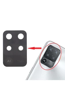 Oppo Reno 5 Lite Arka Kamera Camı Lensi (Çıtasız Sade Cam)