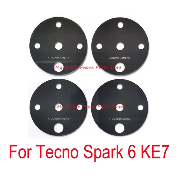 Tecno Spark 6 Arka Kamera Camı Lensi (Çıtasız Sadece Cam)