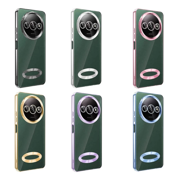 Xiaomi Redmi A3 4G 2024 Kılıf Kamera Korumalı Logo Gösteren Omega Kapak - Resim 8