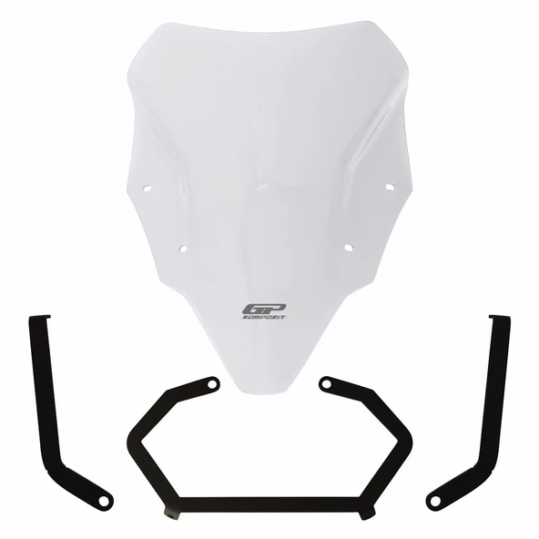 GP Kompozit Bajaj Pulsar N 250 2022-2024 Uyumlu Ön Cam Şeffaf