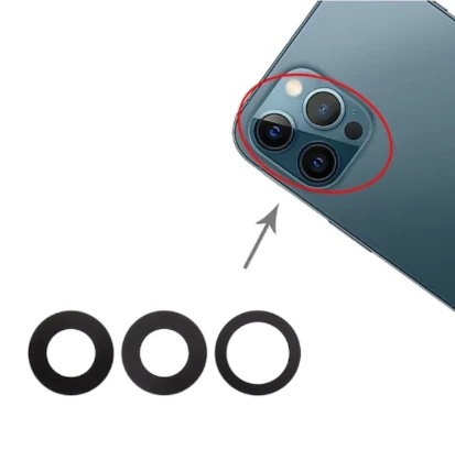 TE İphone 12 Pro Arka Kamera Camı (Teknik Malzemedir)