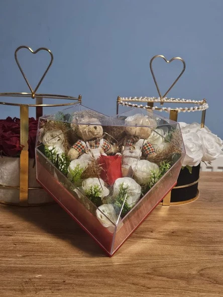 KALPLİ SEVGİLİYE MİKA HEDİYE KUTUSU - 3