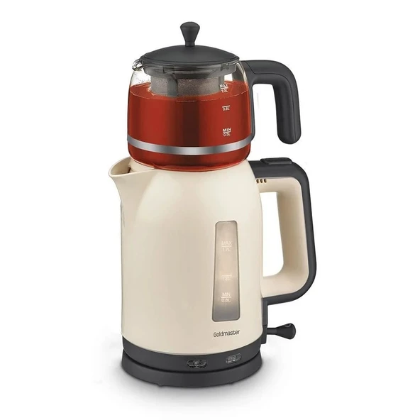 Goldmaster GM-7321 Papatya Çay Makinesi - Krem