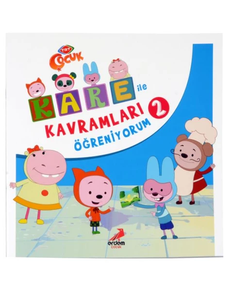 Kare İle Kavramları Öğreniyorum 2 Erdem Yayınları