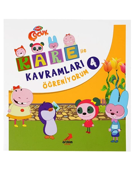 Kare İle Kavramları Öğreniyorum 4 Erdem Yayınları