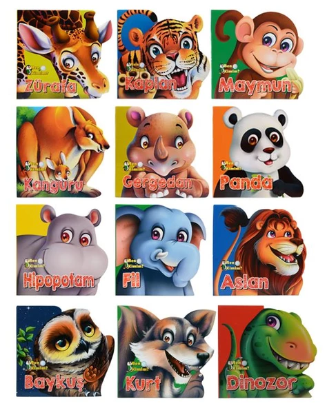 Ben Kimim? Yaban Hayvanları Kitap Seti Parıltı Yayınları ürün görseli