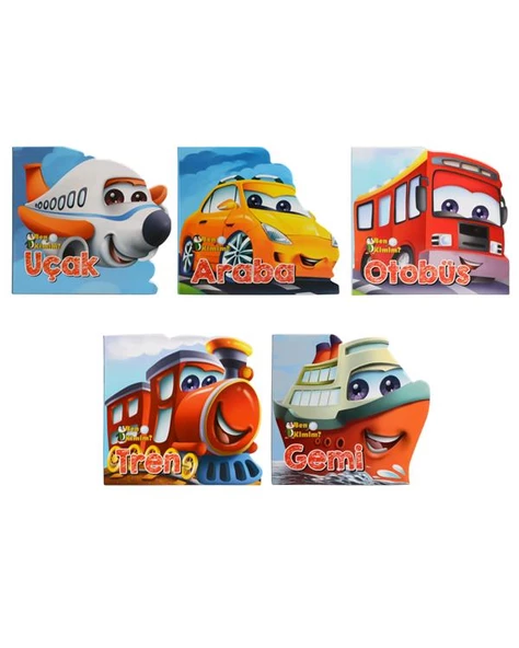 Ben Kimim? Ulaşım Araçları Kitap Seti Parıltı Yayınları ürün görseli